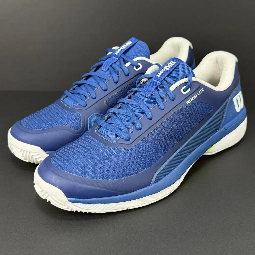 Wilson Rush Lite SAMPLE Men’s Tennis Shoes Size 10 Blue White WRS33721S